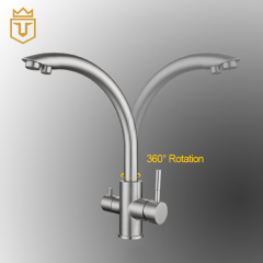 Stainless Steel 3 in 1 Kitchen Faucet