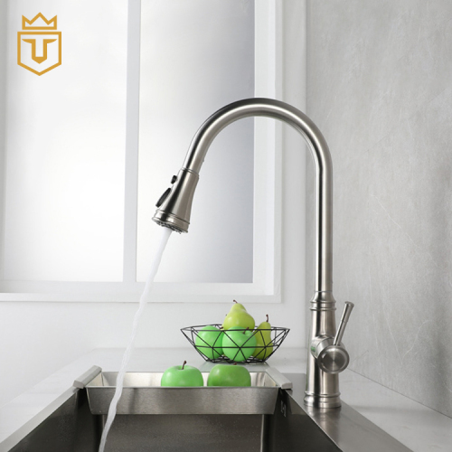 Pull Down Industrial Kitchen Faucet