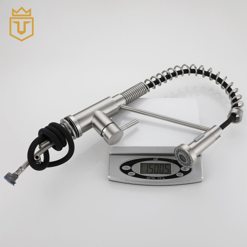SS Industrial Kitchen Faucet Pull Down
