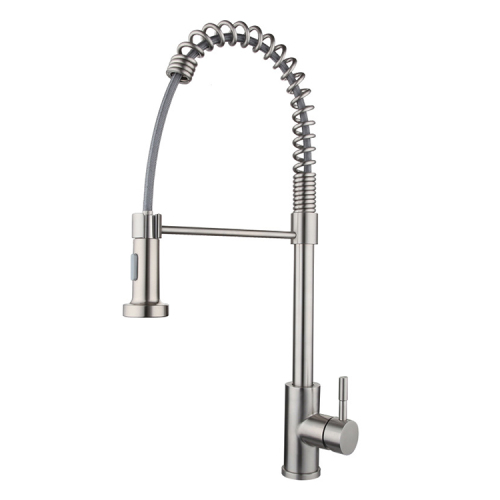 SS Commercial Spring Kitchen Faucet