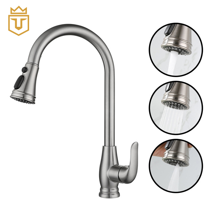 Single Handle SUS304 Kitchen Faucet