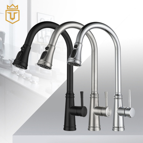 Pull Down Industrial Kitchen Faucet