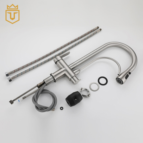 SS 3 in 1 Drink Water Kitchen Faucet