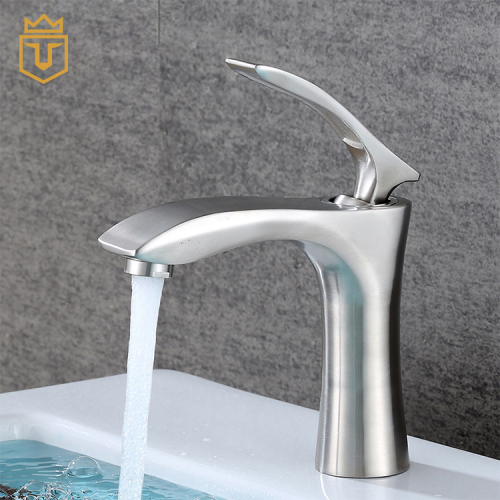 304 Stainless Steel Single Handle Basin Faucet