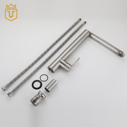 Brushed Stainless Steel 304 Faucet for Kitchen Sink