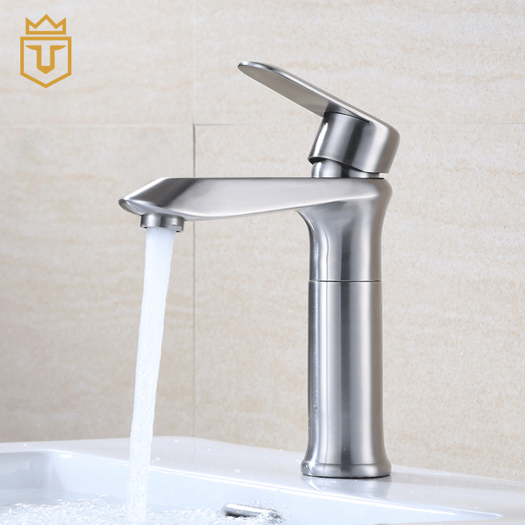 Deck Mount Lift Up and Down Water Basin Faucet