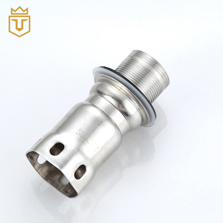 Brushed SS 304 Single Handle Bamboo Faucet Mixer