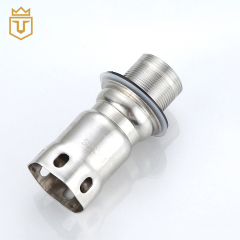 Brushed SS 304 Single Handle Bamboo Faucet Mixer