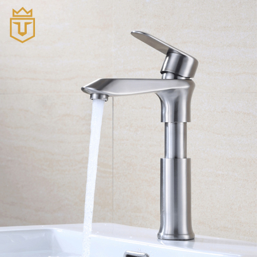 Deck Mount Lift Up and Down Water Basin Faucet