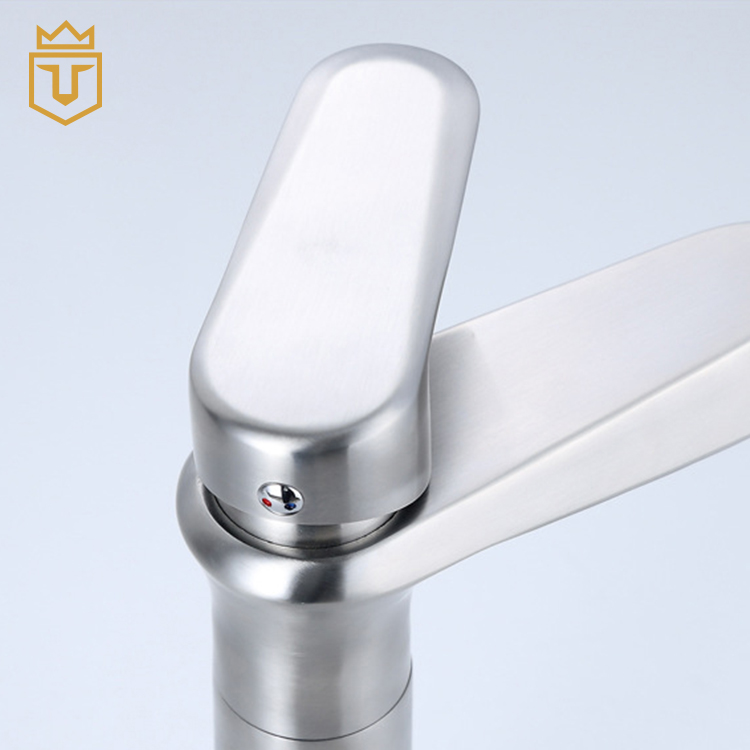 Deck Mount Lift Up and Down Water Basin Faucet