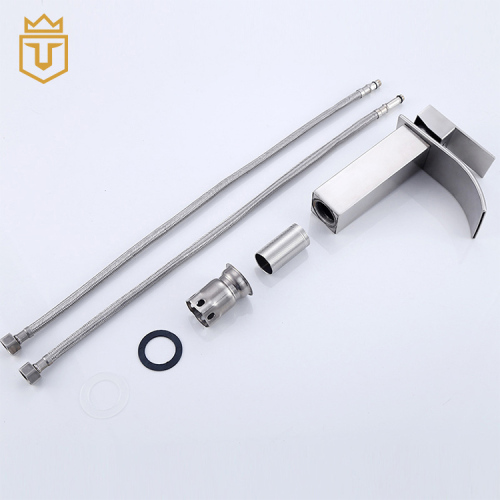 Single Handle Hot Cold Water Basin Faucet Waterfall