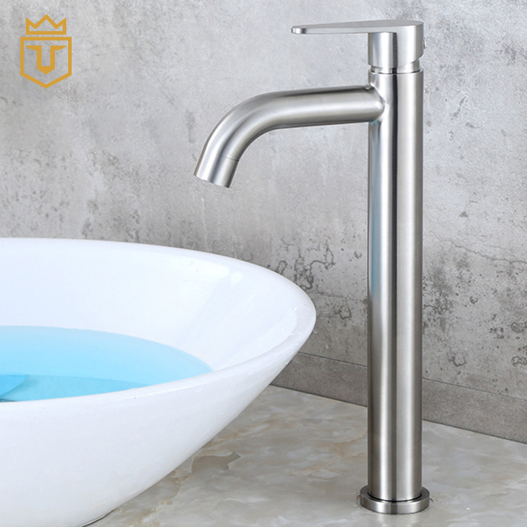 Bathroom Vessel Tall Basin Water Faucet