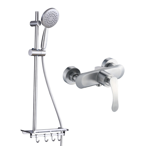 SS Bathroom Shower Head Set