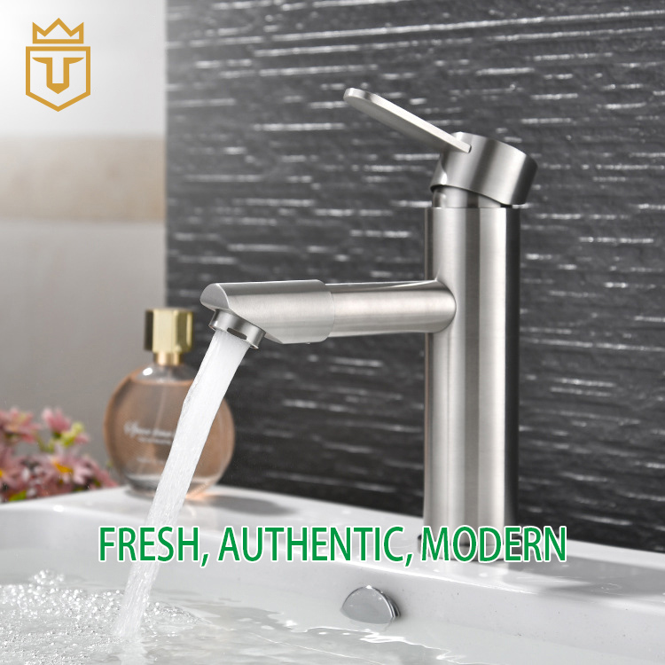 304 Stainless Steel Lavatory Wash Basin Faucet