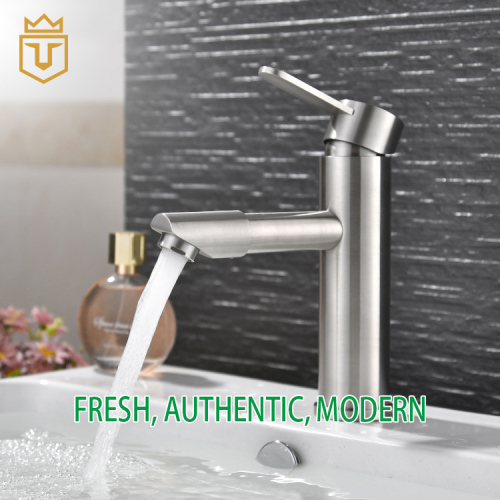 304 Stainless Steel Lavatory Wash Basin Faucet