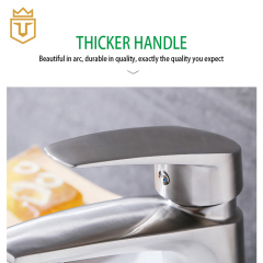 Single Handle Lavatory SS Basin Mixer Tap