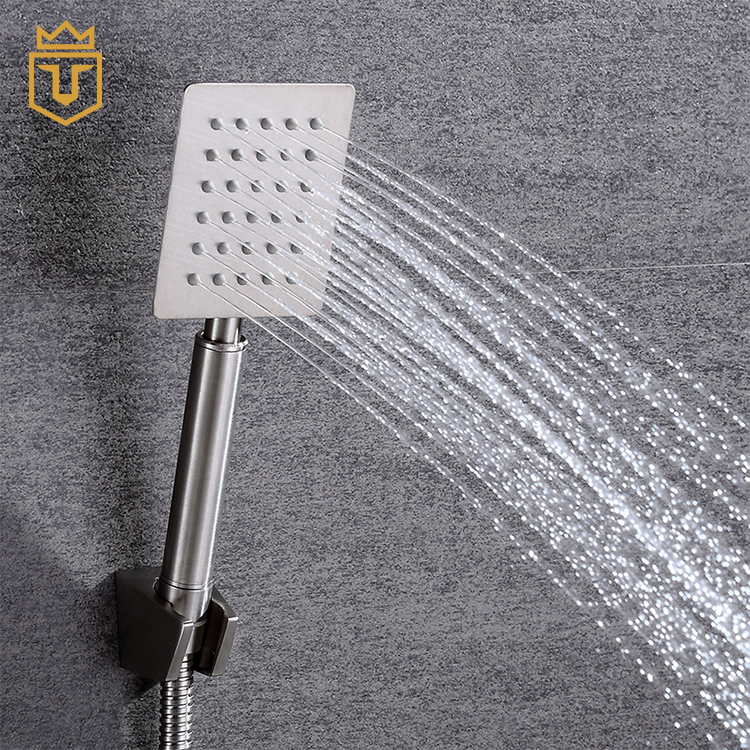 Stainless Steel 304 Square Hand Shower Set
