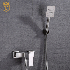 Stainless Steel 304 Square Hand Shower Set