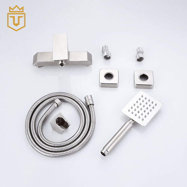 Stainless Steel 304 Square Hand Shower Set