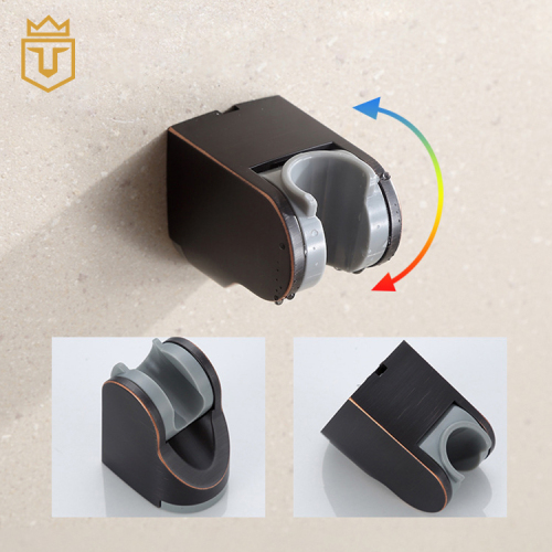 Simple SS 304 Square Hand Shower Set Black
