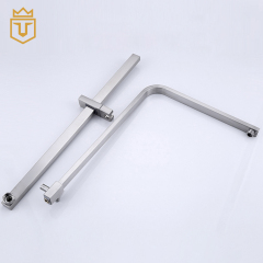 304 SS Bathroom Square Shower and Mixer Set