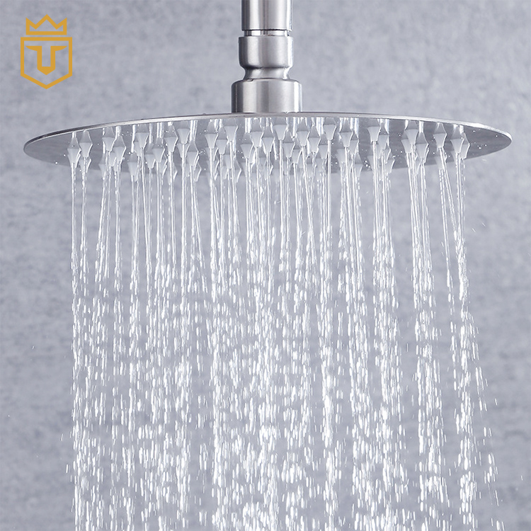 Shower Room SUS Bathroom Shower Set with Shampoo Shelf