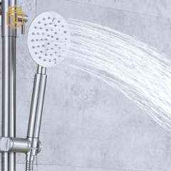 Shower Room SUS Bathroom Shower Set with Shampoo Shelf
