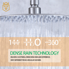 Stainless Steel Bathroom Shower Mixer Wall Set