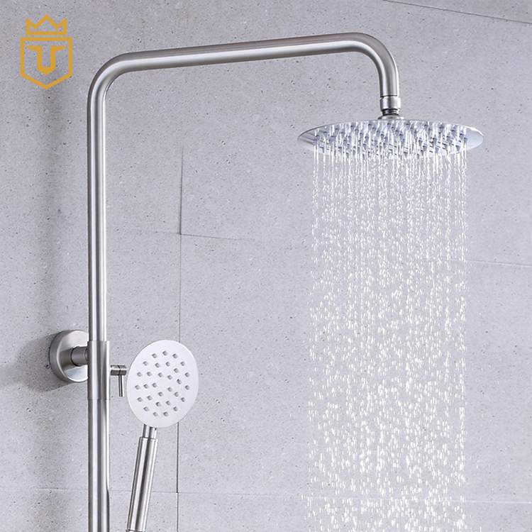 Wall Mounted Exposed Bathroom Shower Set Mixer