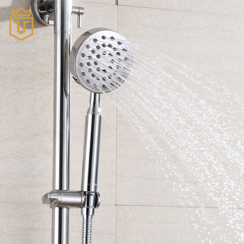Shiny Chome Shower Mixer Set