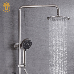 SS Multi-Function Rain Shower Set with Shelf