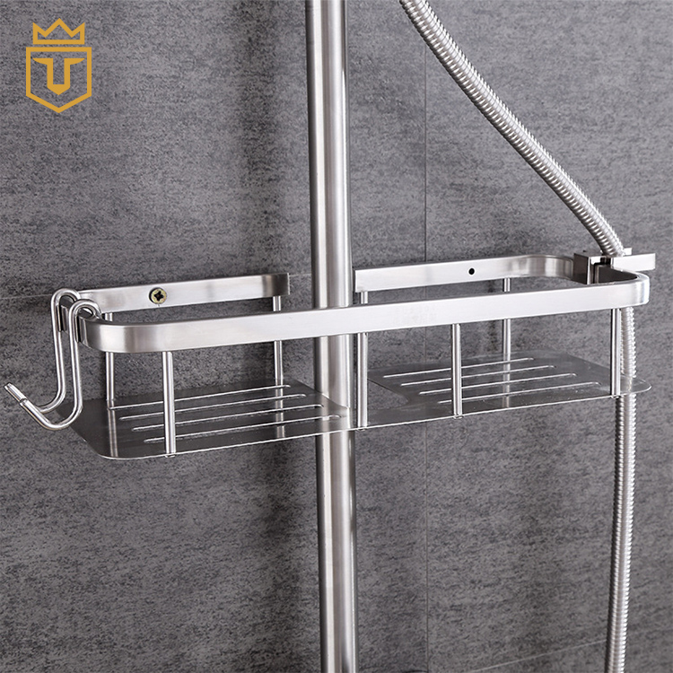 SS Multi-Function Rain Shower Set with Shelf