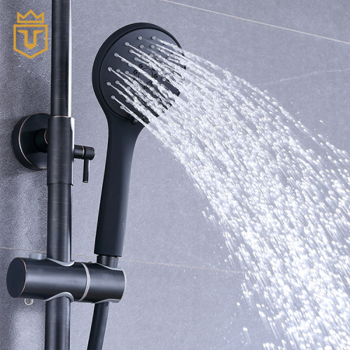 Wall Mounted Bathroom Exposed ORB Shower Set