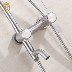 Exposed Pipe System 304 SS Shower Set Wall Mounted