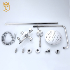 Shiny Chome Shower Mixer Set