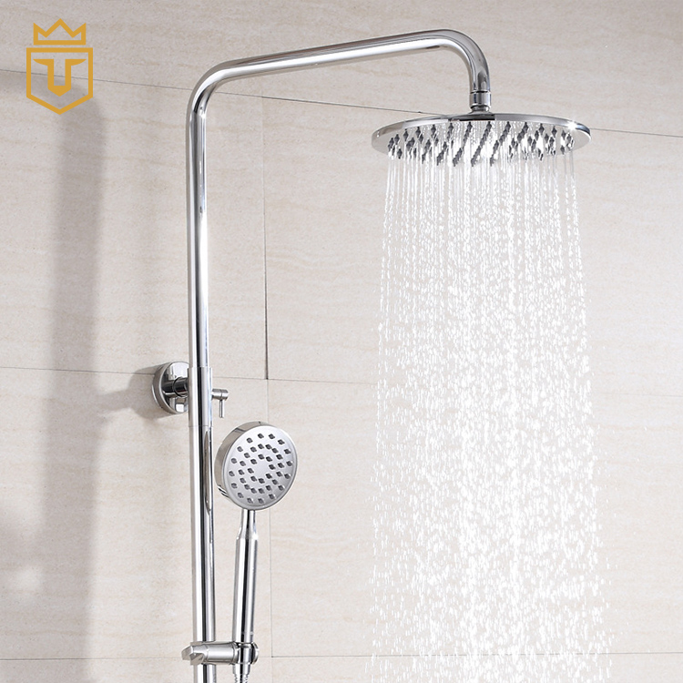 Shiny Chome Shower Mixer Set