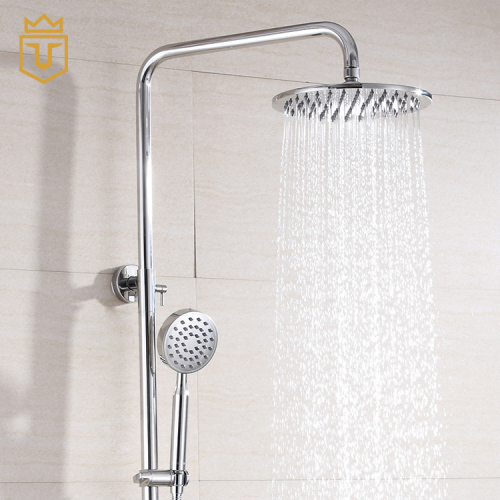 Shiny Chome Shower Mixer Set