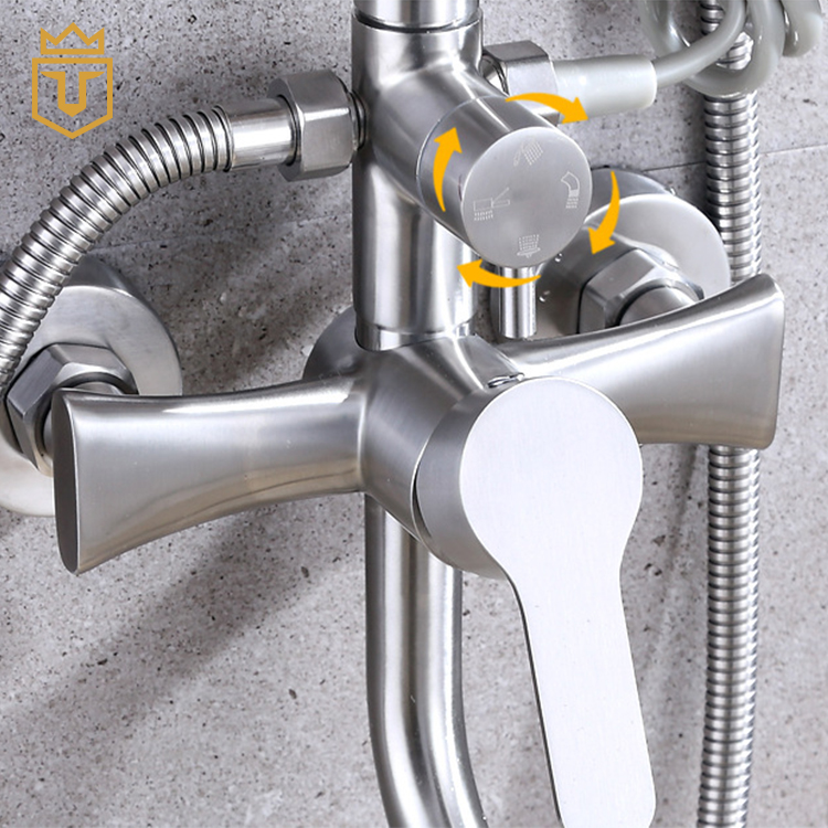 SS304 Multi-Function Complete Shower Set