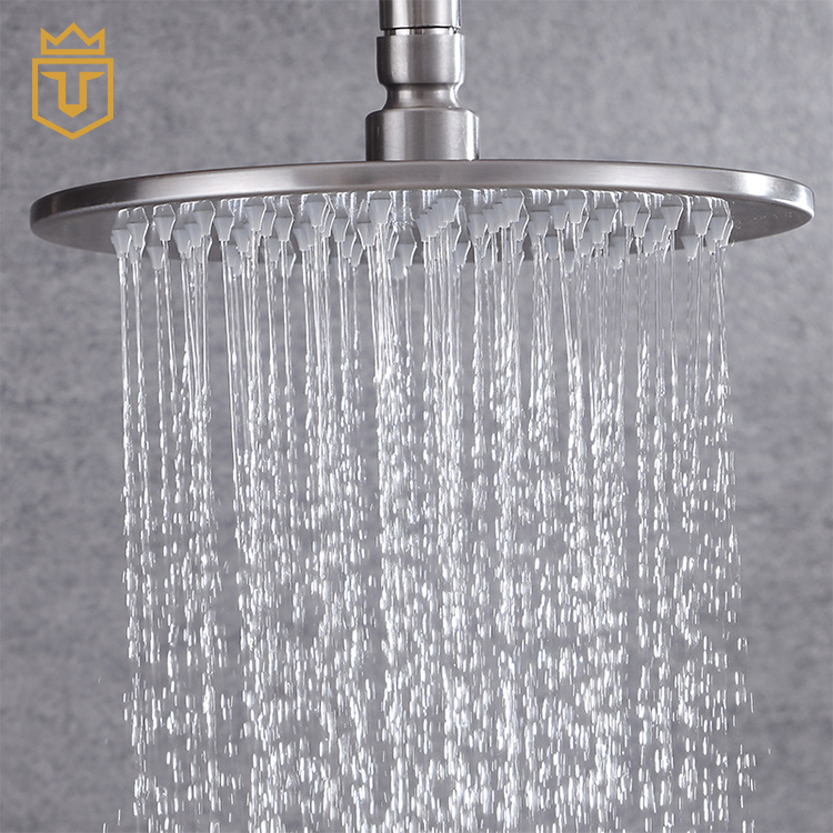 SS Multi-Function Rain Shower Set with Shelf