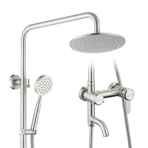 Exposed Pipe System 304 SS Shower Set Wall Mounted