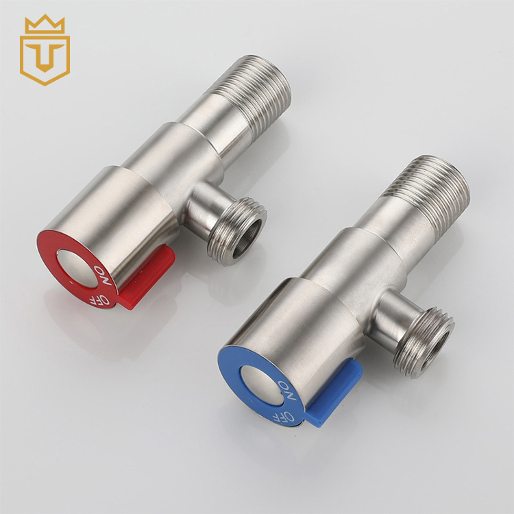 Hot Cold High Hardness 304 Water Angle Valve