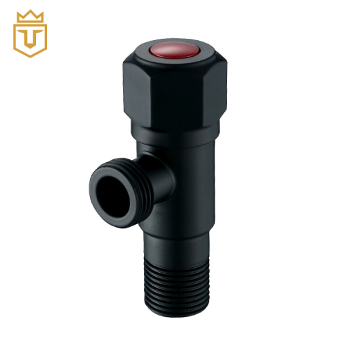 Hot Cold Water Toilet Black Angle Valve