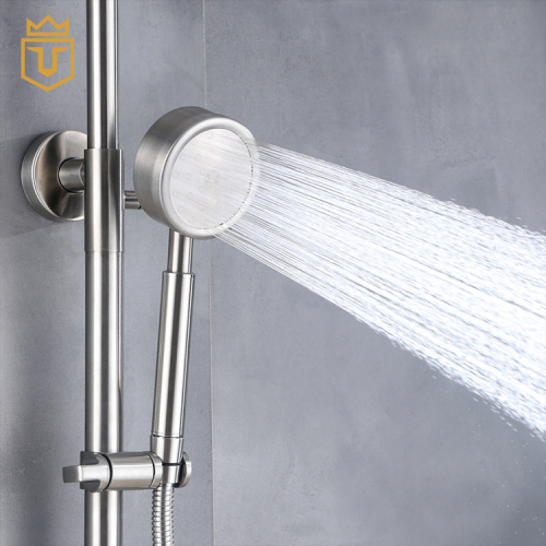 Wall Mounted Exposed Bathroom Shower Rail Set