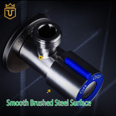 Bathroom Hot Cold Water Long Angle Stop Valve