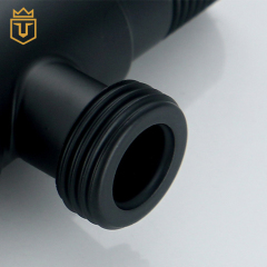 Hot Cold Water Toilet Black Angle Valve