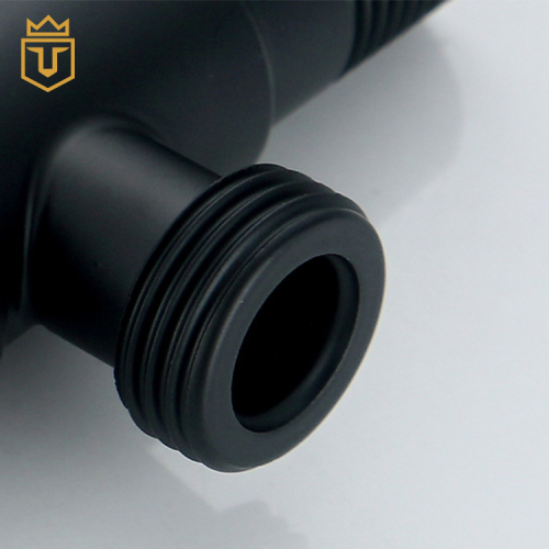 Hot Cold Water Toilet Black Angle Valve