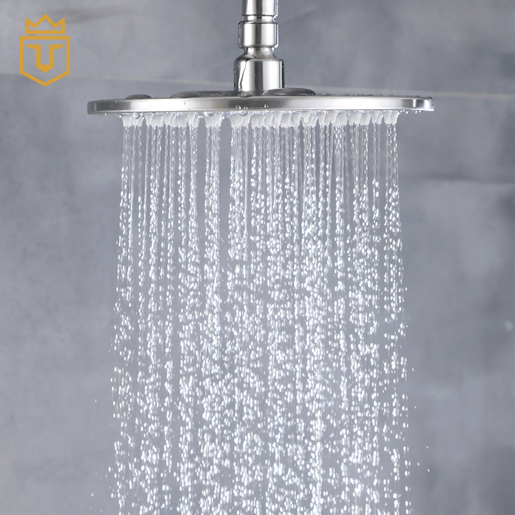 Brushed SS 304 Exposed Wall Mounted Shower Set
