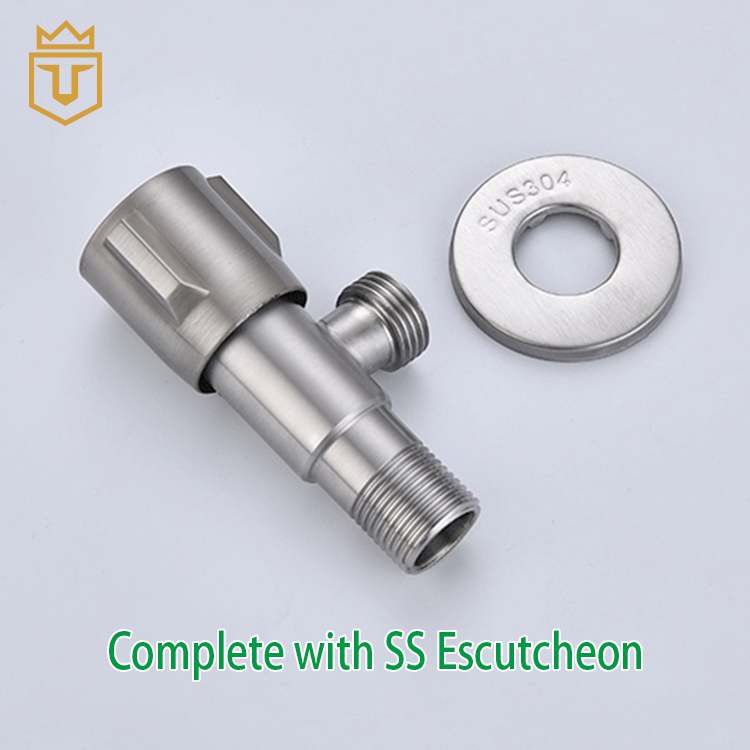 High Quality 304 Stainless Steel Angle Cock Valve