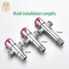 Single Handle 2 Way SUS304 Angle Valve