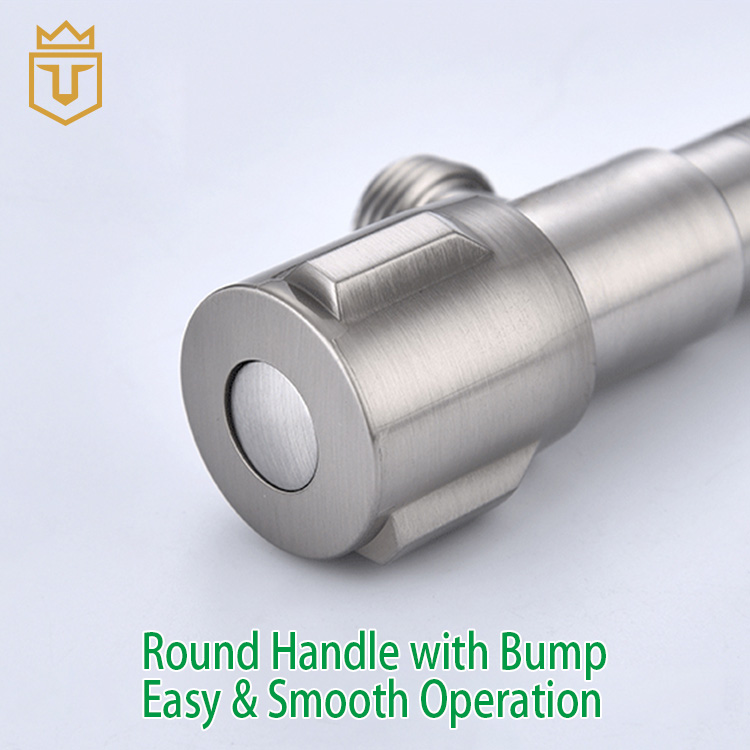 High Quality 304 Stainless Steel Angle Cock Valve